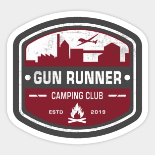 Gun Runner Camping Club Sticker